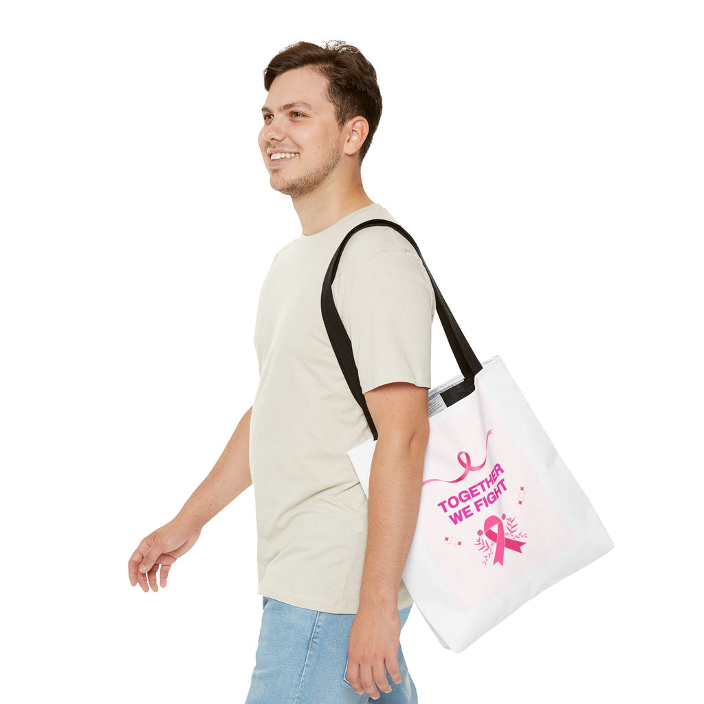 Breast Cancer Awareness-Print Tote Bag — EU Rep & Care Instructions Design