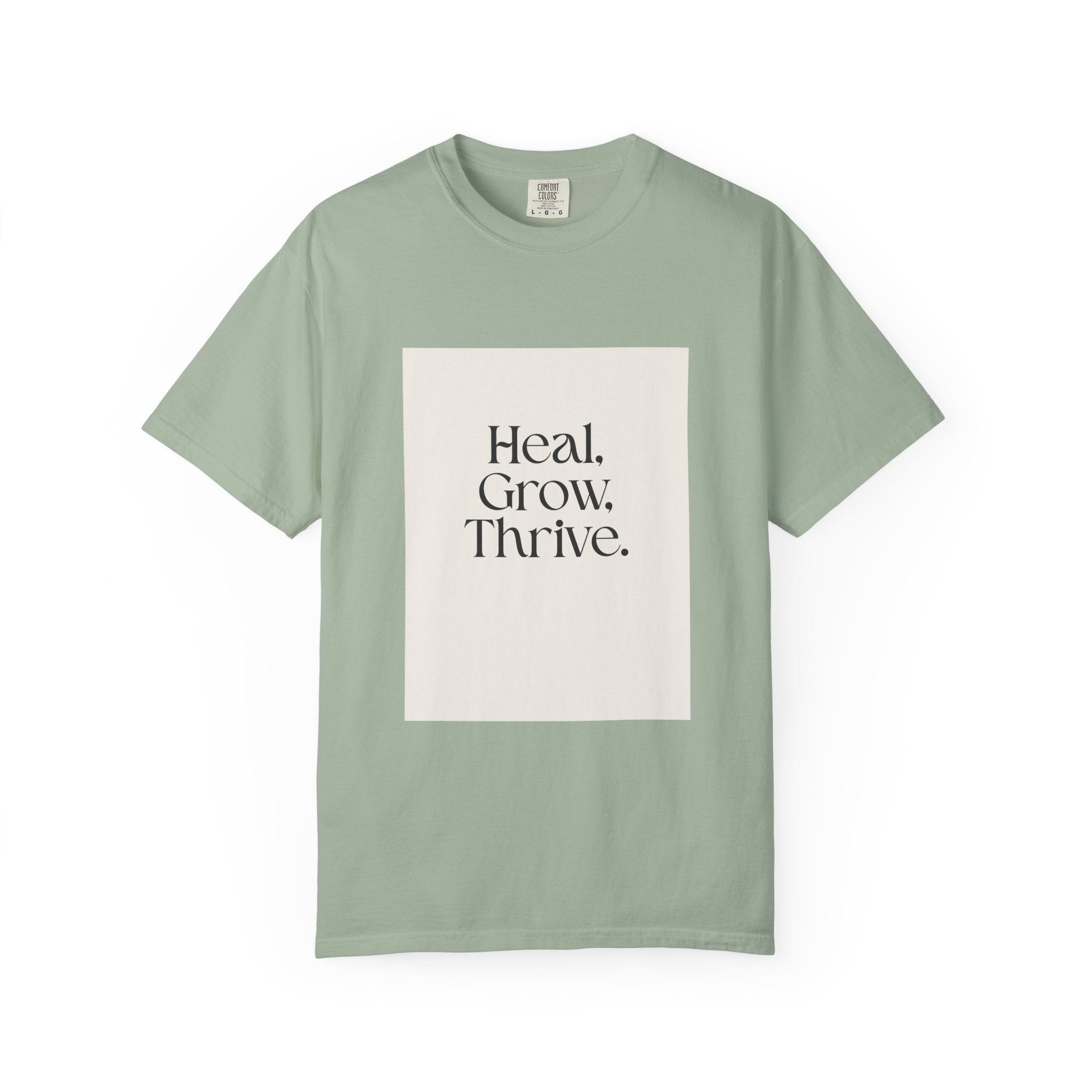 Garment-Dyed T-Shirt — Comfort Colors Care & EU Info Print