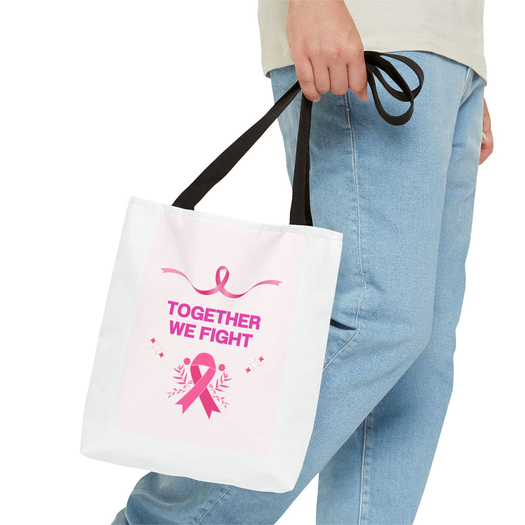 Breast Cancer Awareness-Print Tote Bag — EU Rep & Care Instructions Design