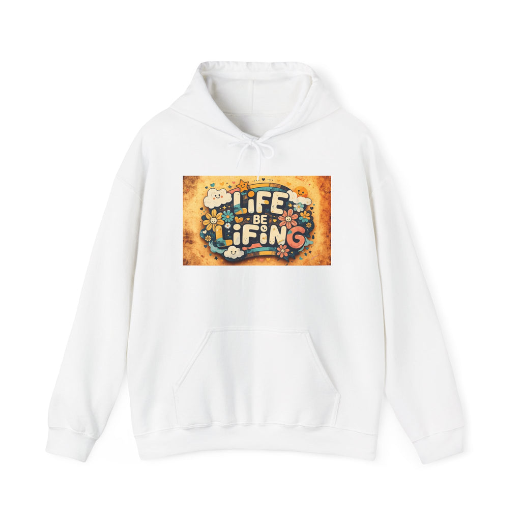 Life Is a Gift Hoodie – Vintage Floral "Life Be Lifting" Inspirational Pullover