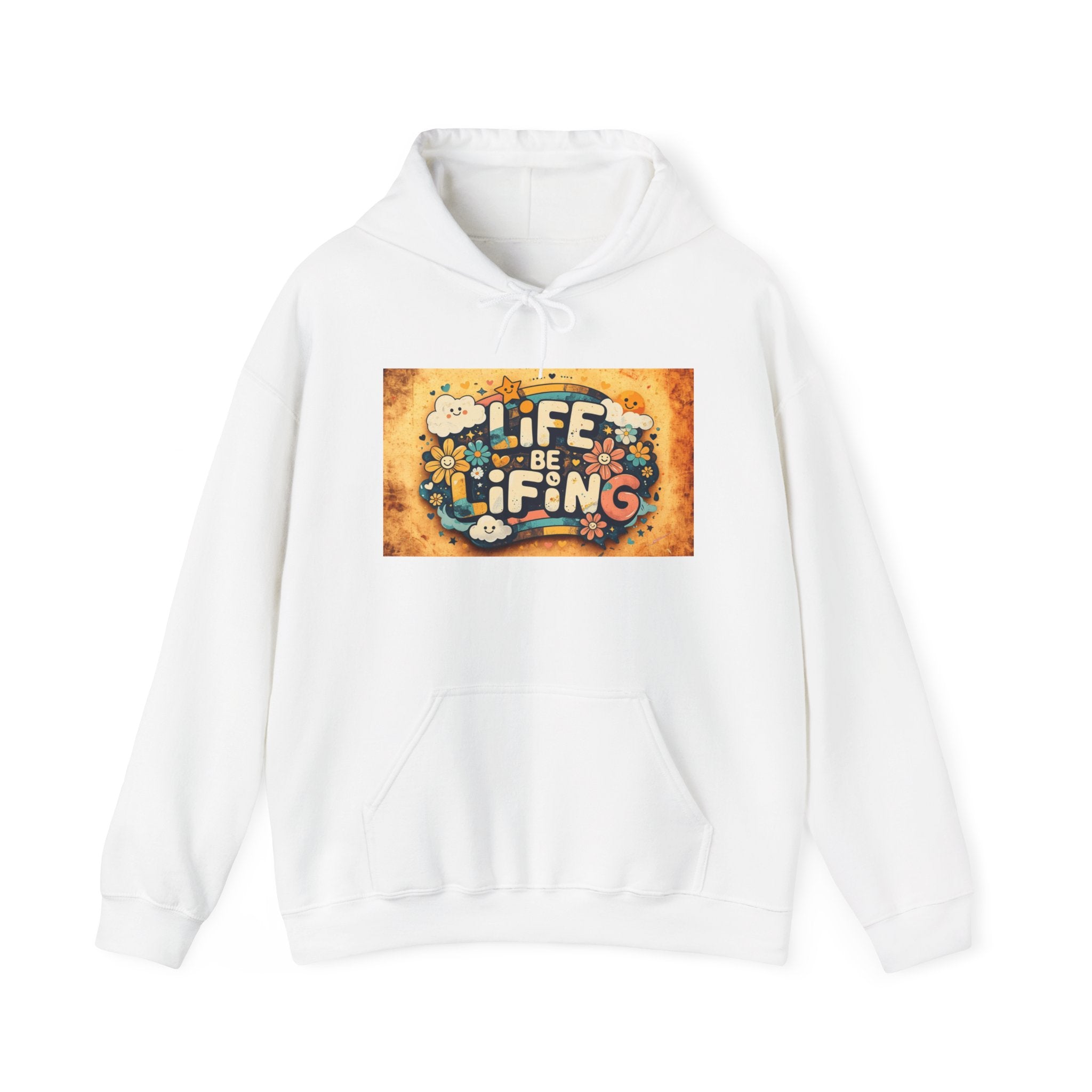 Life Is a Gift Hoodie – Vintage Floral "Life Be Lifting" Inspirational Pullover