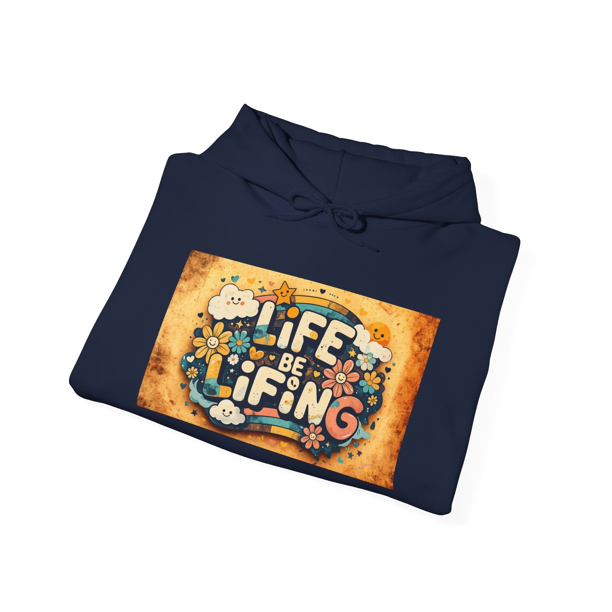 Life Is a Gift Hoodie – Vintage Floral "Life Be Lifting" Inspirational Pullover