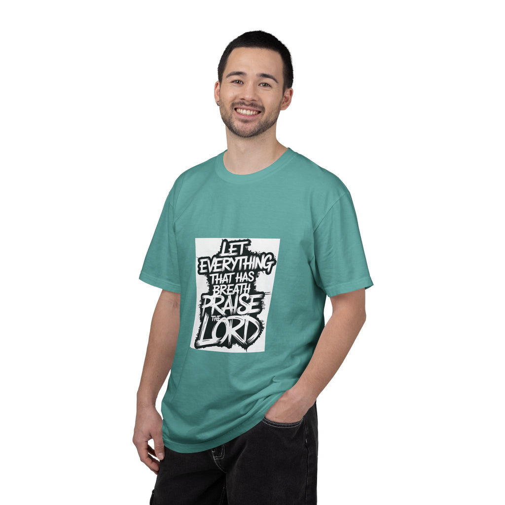 Garment-Dyed Comfort Colors T-Shirt — Care & EU Info Printed