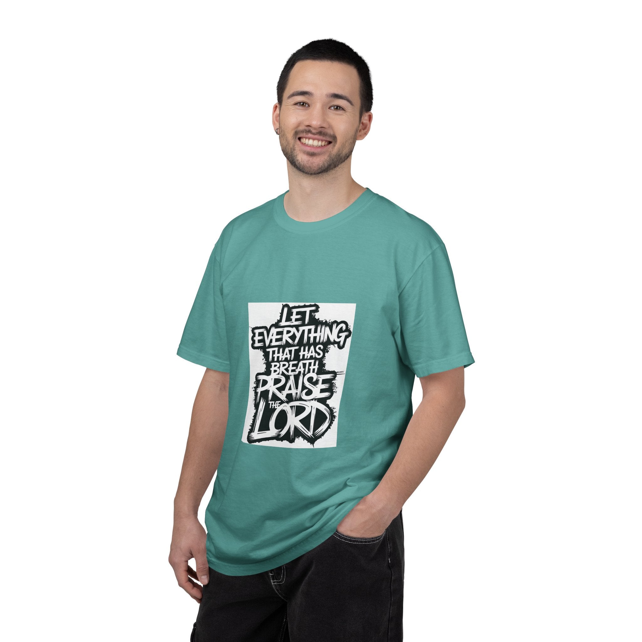 Garment-Dyed Comfort Colors T-Shirt — Care & EU Info Printed