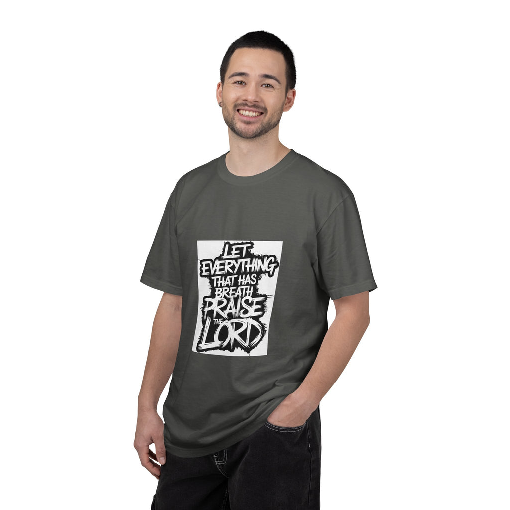 Garment-Dyed Comfort Colors T-Shirt — Care & EU Info Printed