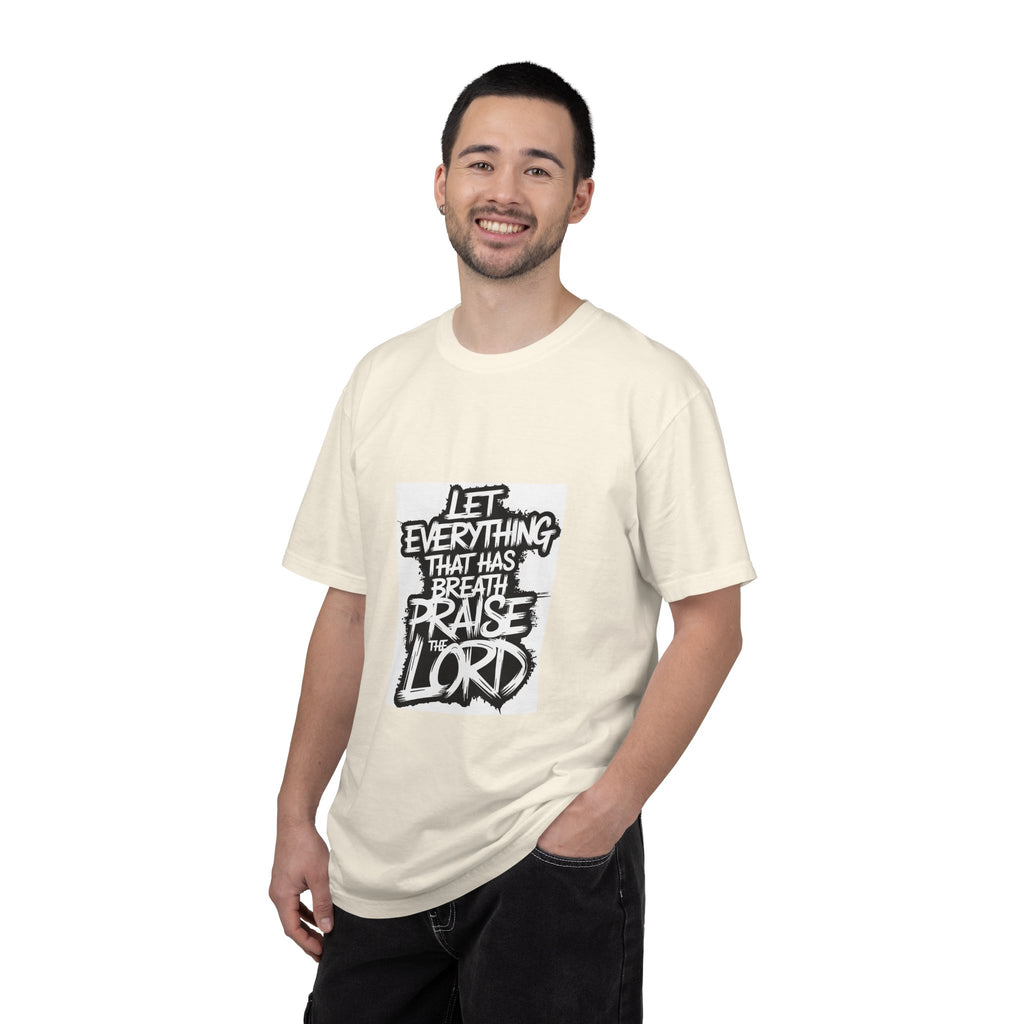 Garment-Dyed Comfort Colors T-Shirt — Care & EU Info Printed