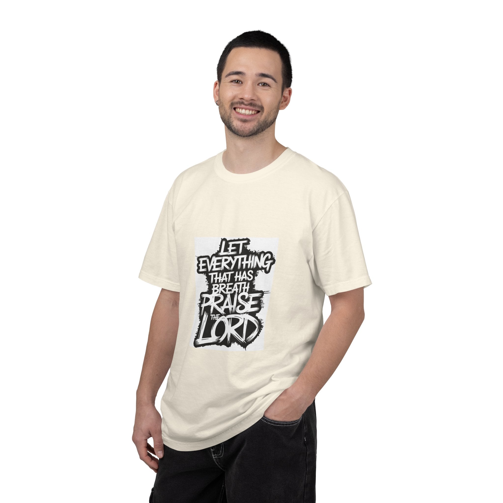 Garment-Dyed Comfort Colors T-Shirt — Care & EU Info Printed