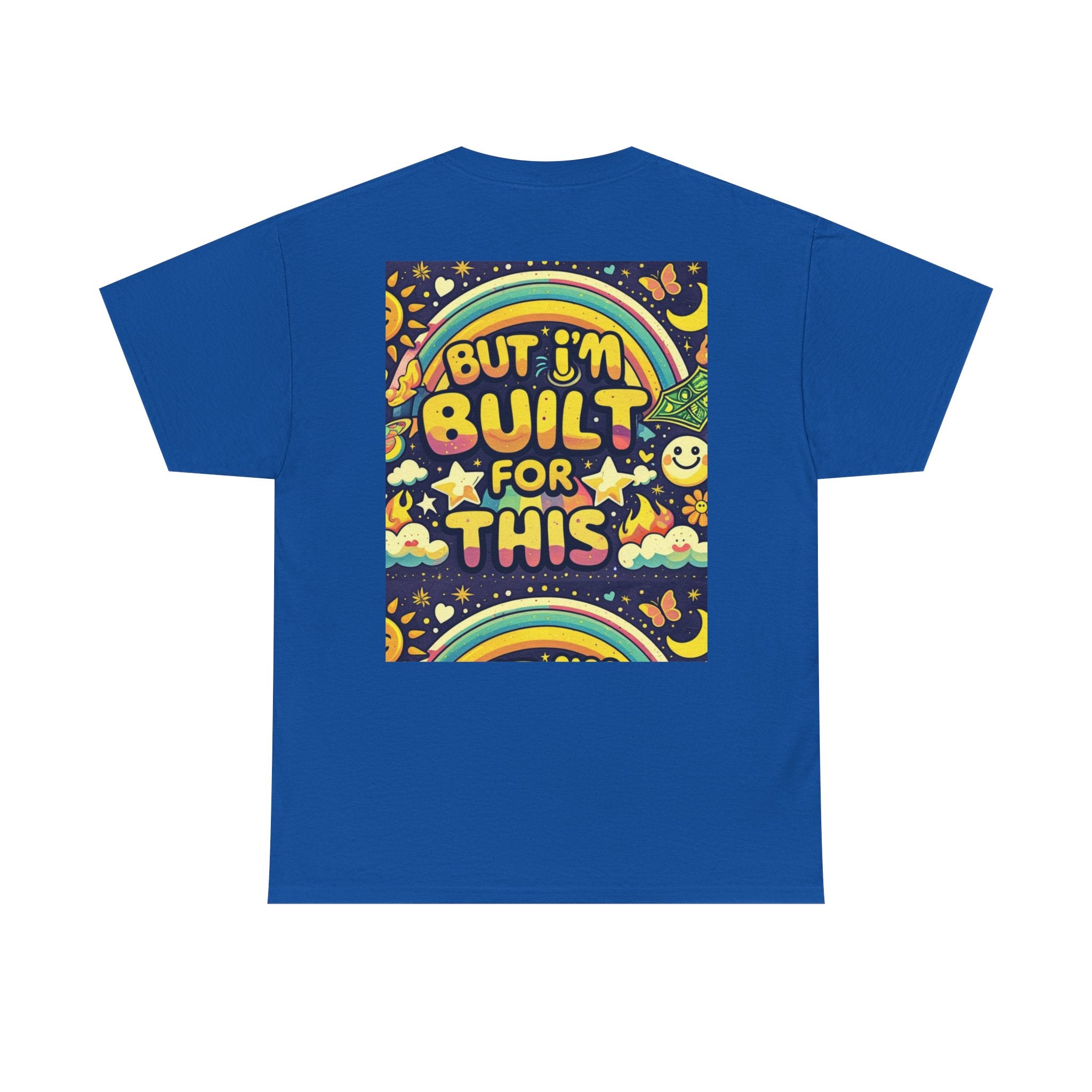 Retro Positive Tee — "Life Be Liking" & "But I'm Built For This" Inspirational Graphic T-Shirt
