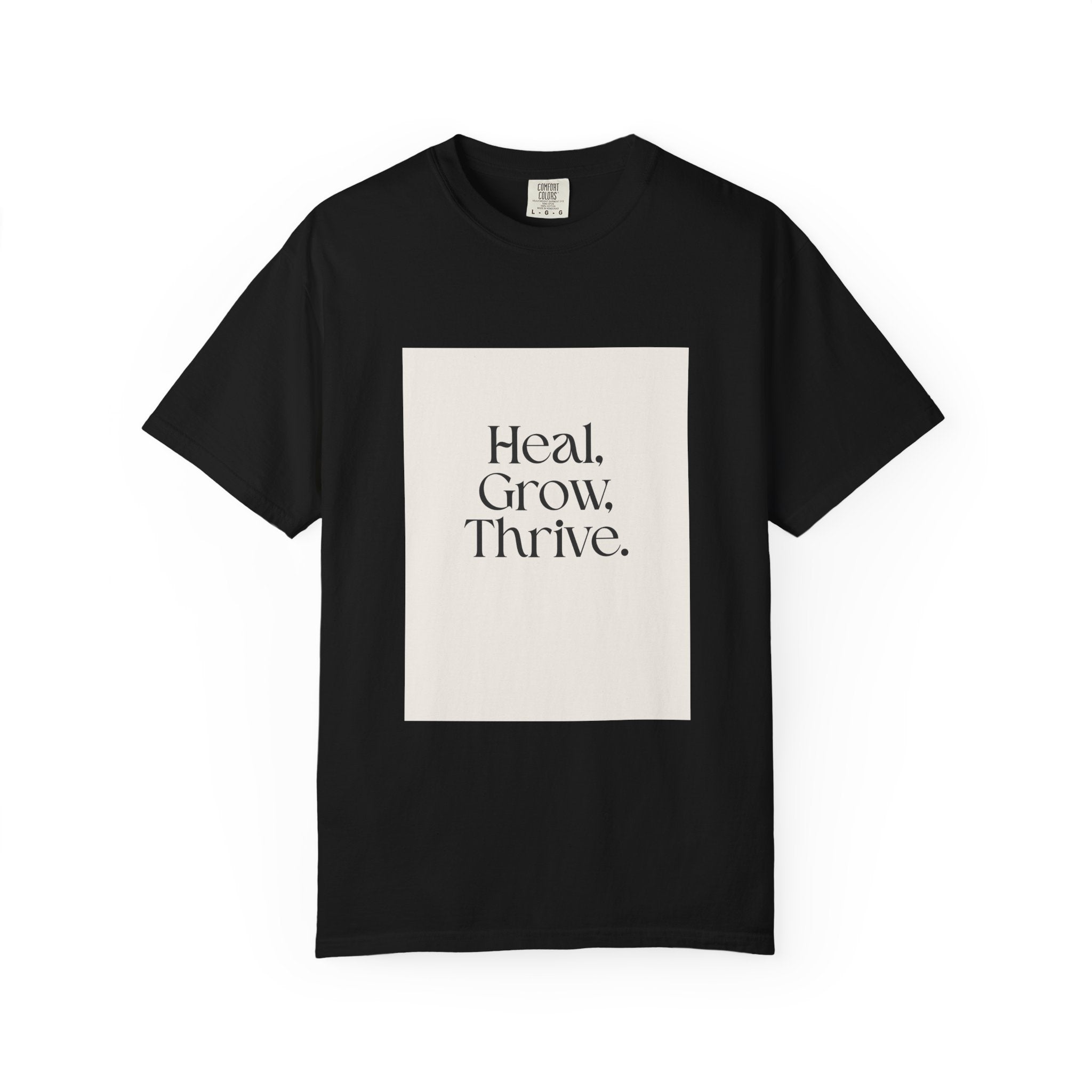 Garment-Dyed T-Shirt — Comfort Colors Care & EU Info Print