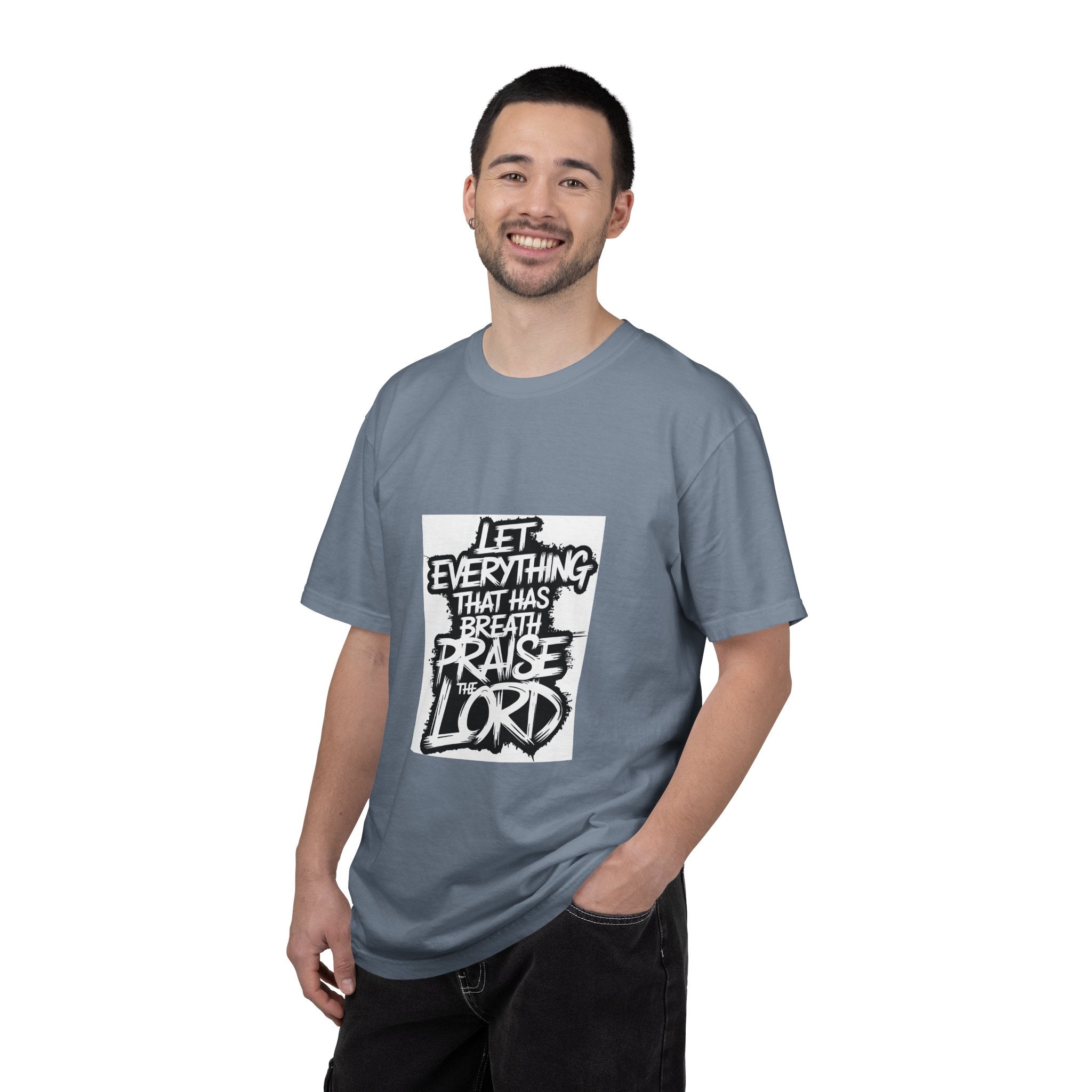 Garment-Dyed Comfort Colors T-Shirt — Care & EU Info Printed