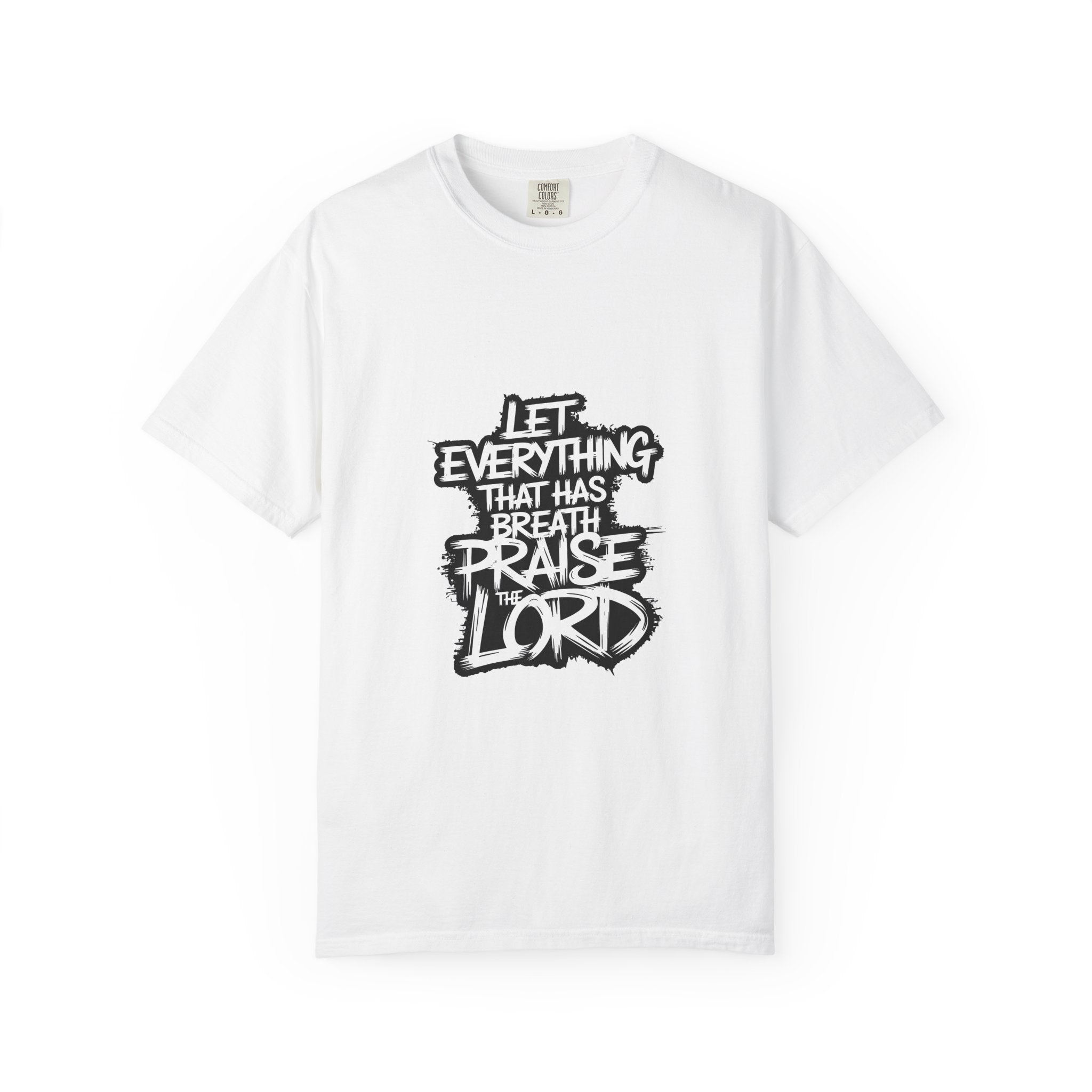 Garment-Dyed Comfort Colors T-Shirt — Care & EU Info Printed