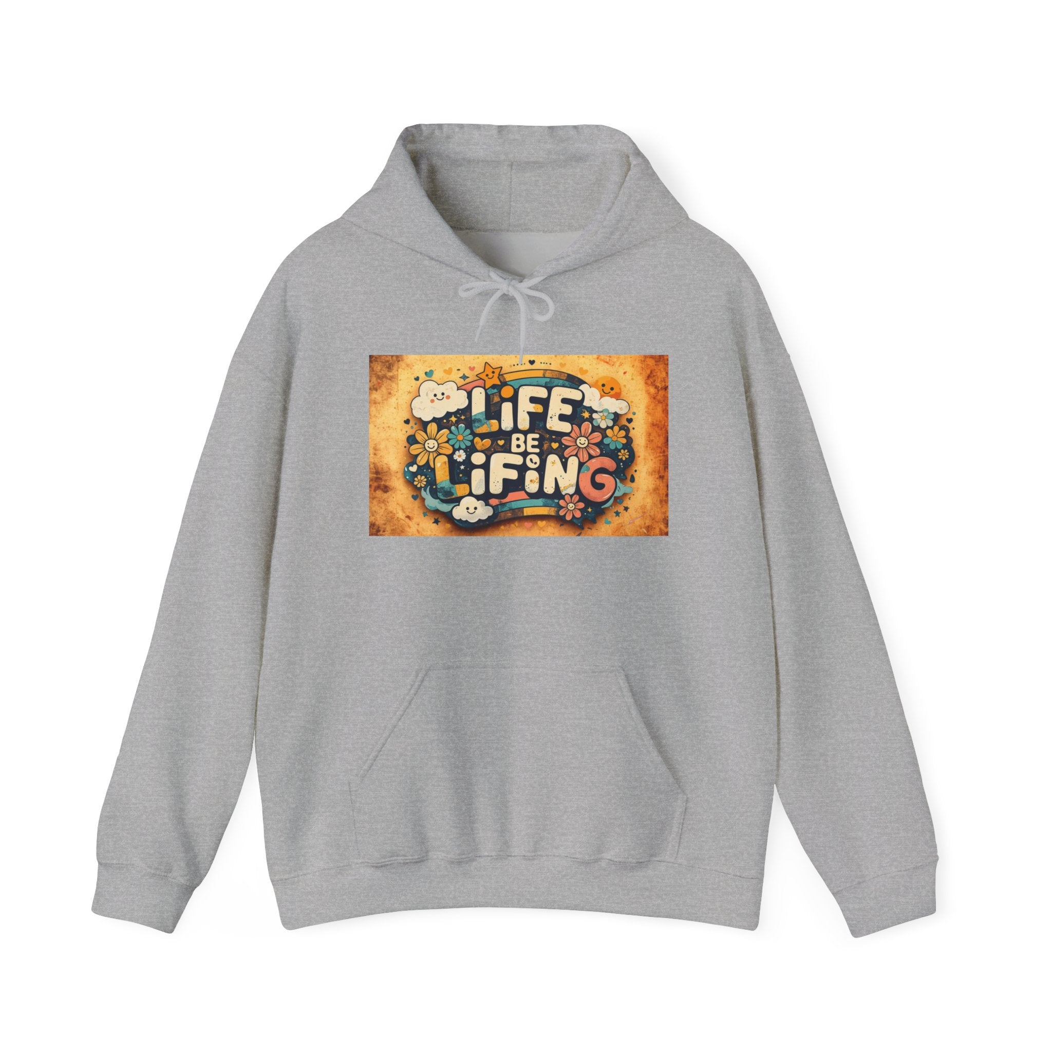 Life Is a Gift Hoodie – Vintage Floral "Life Be Lifting" Inspirational Pullover