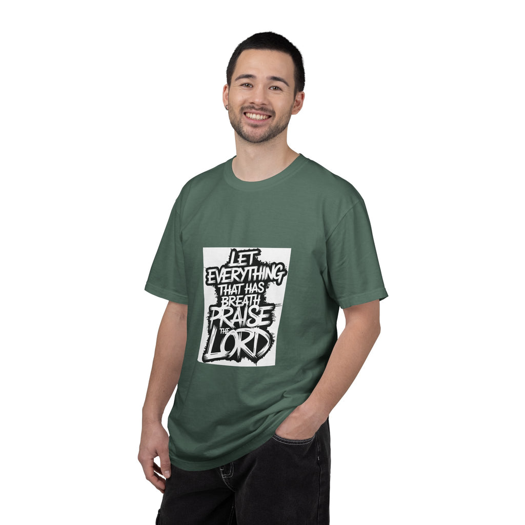 Garment-Dyed Comfort Colors T-Shirt — Care & EU Info Printed