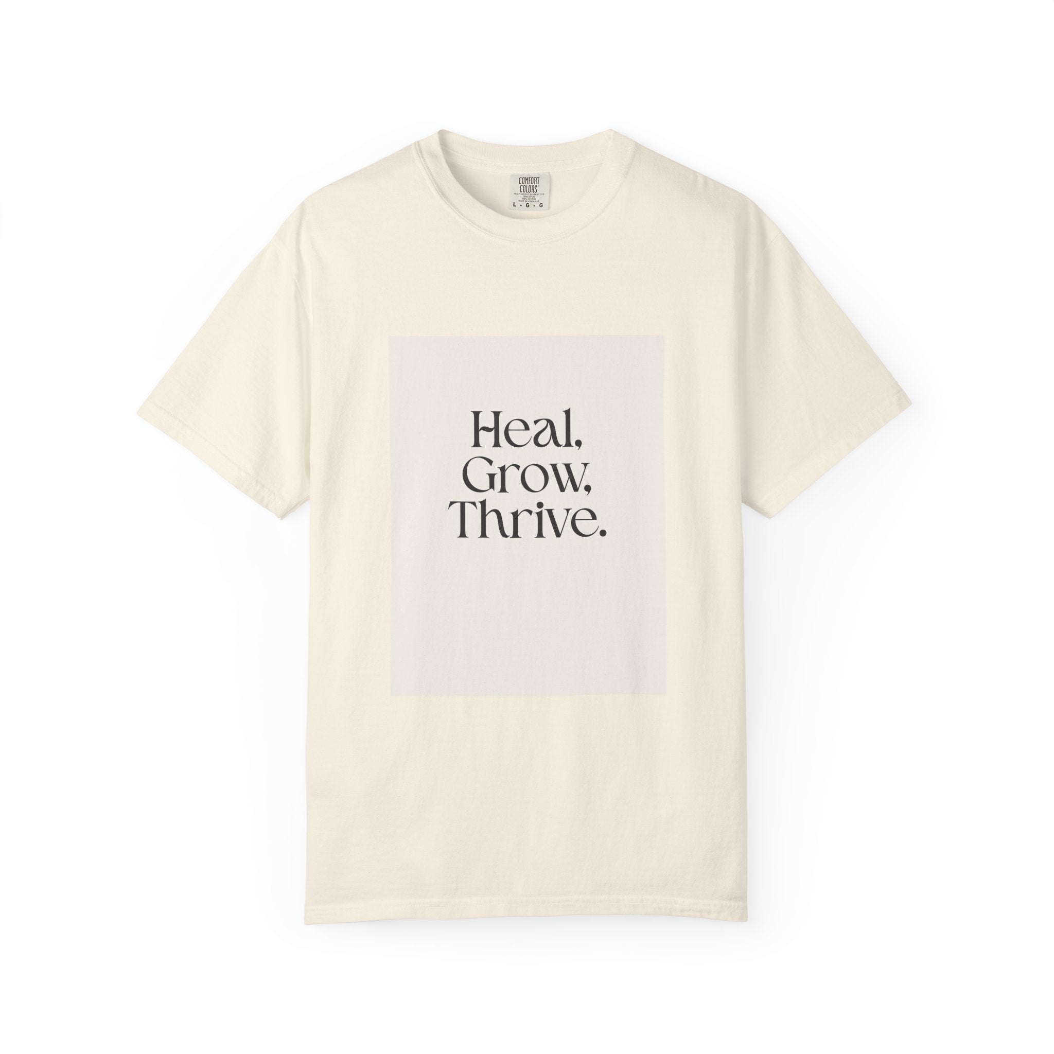 Garment-Dyed T-Shirt — Comfort Colors Care & EU Info Print
