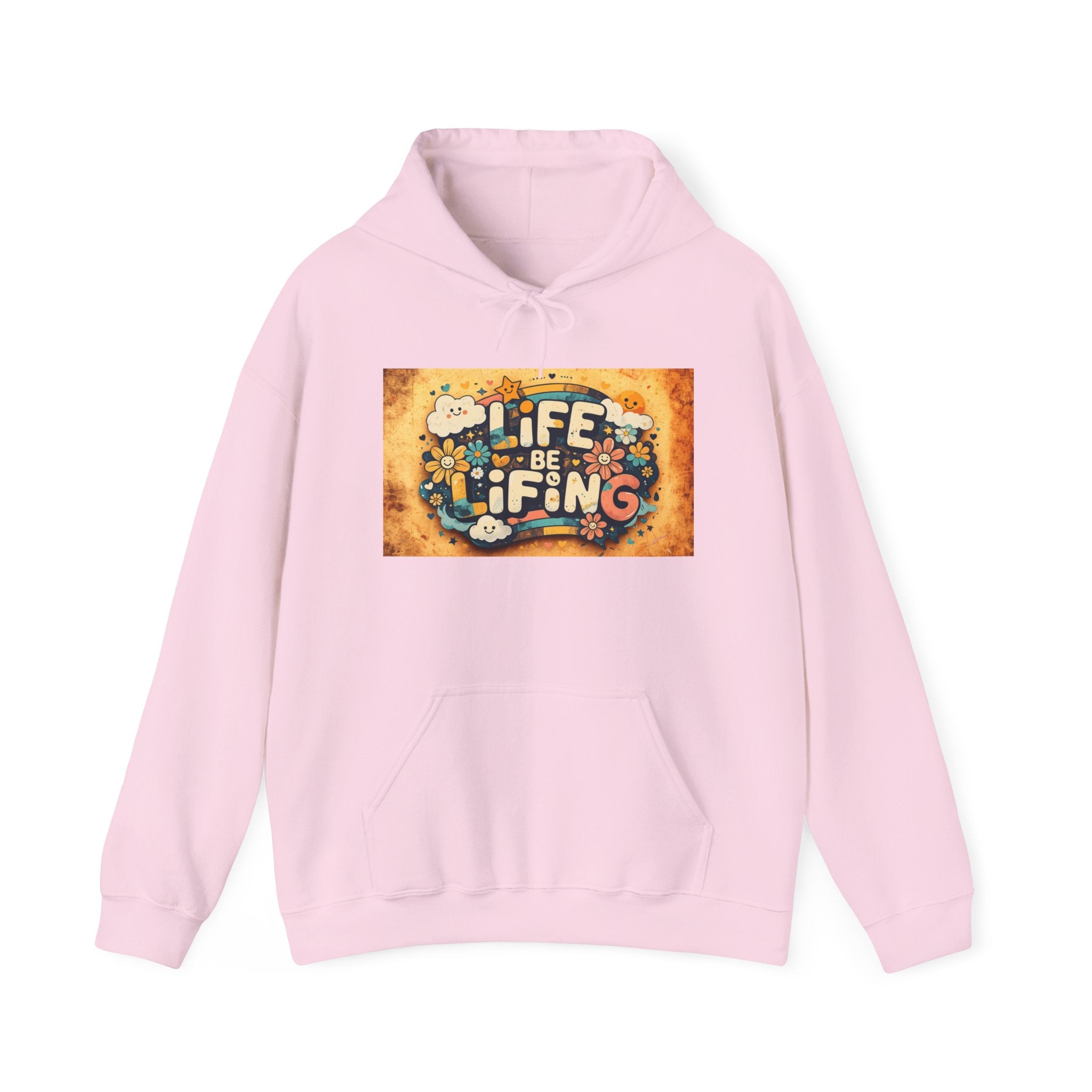 Life Is a Gift Hoodie – Vintage Floral "Life Be Lifting" Inspirational Pullover