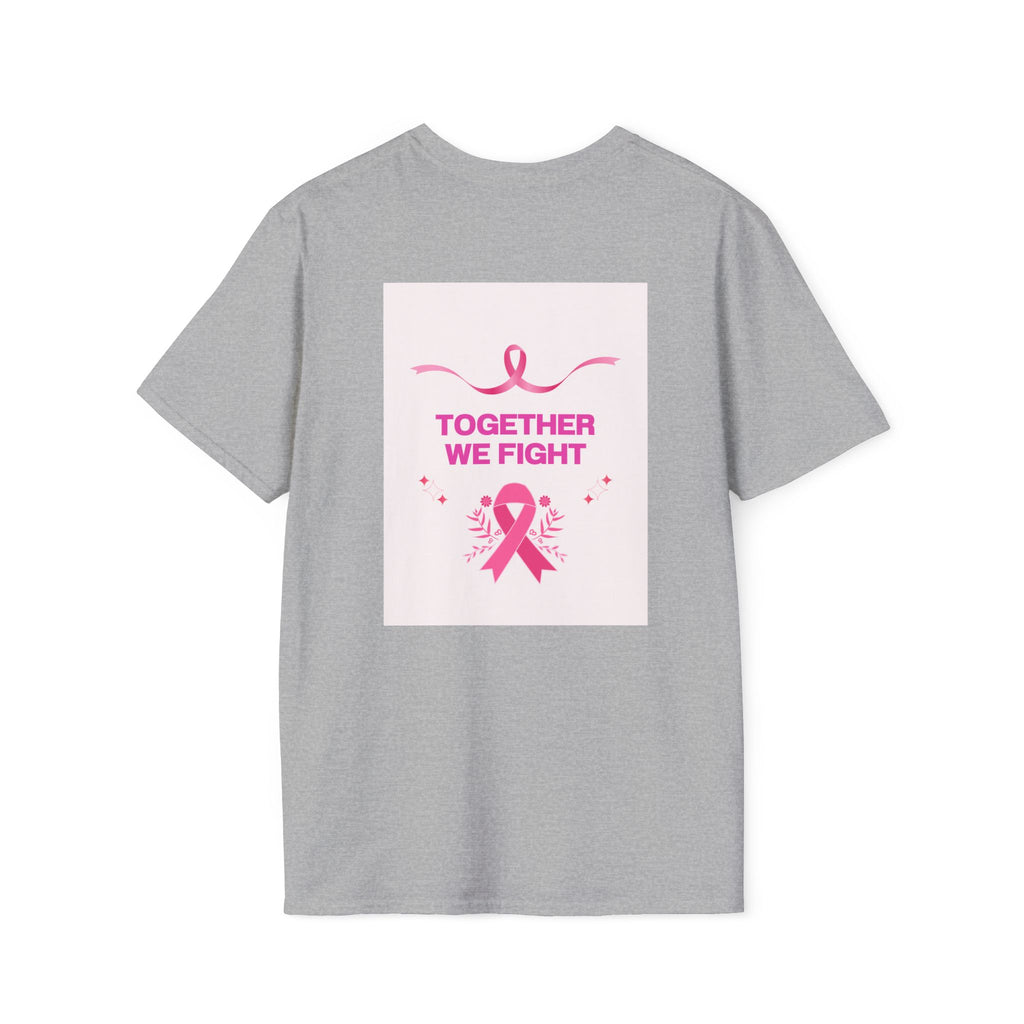 Breast Cancer Warrior T-Shirt — Together We Fight Ribbon Tee