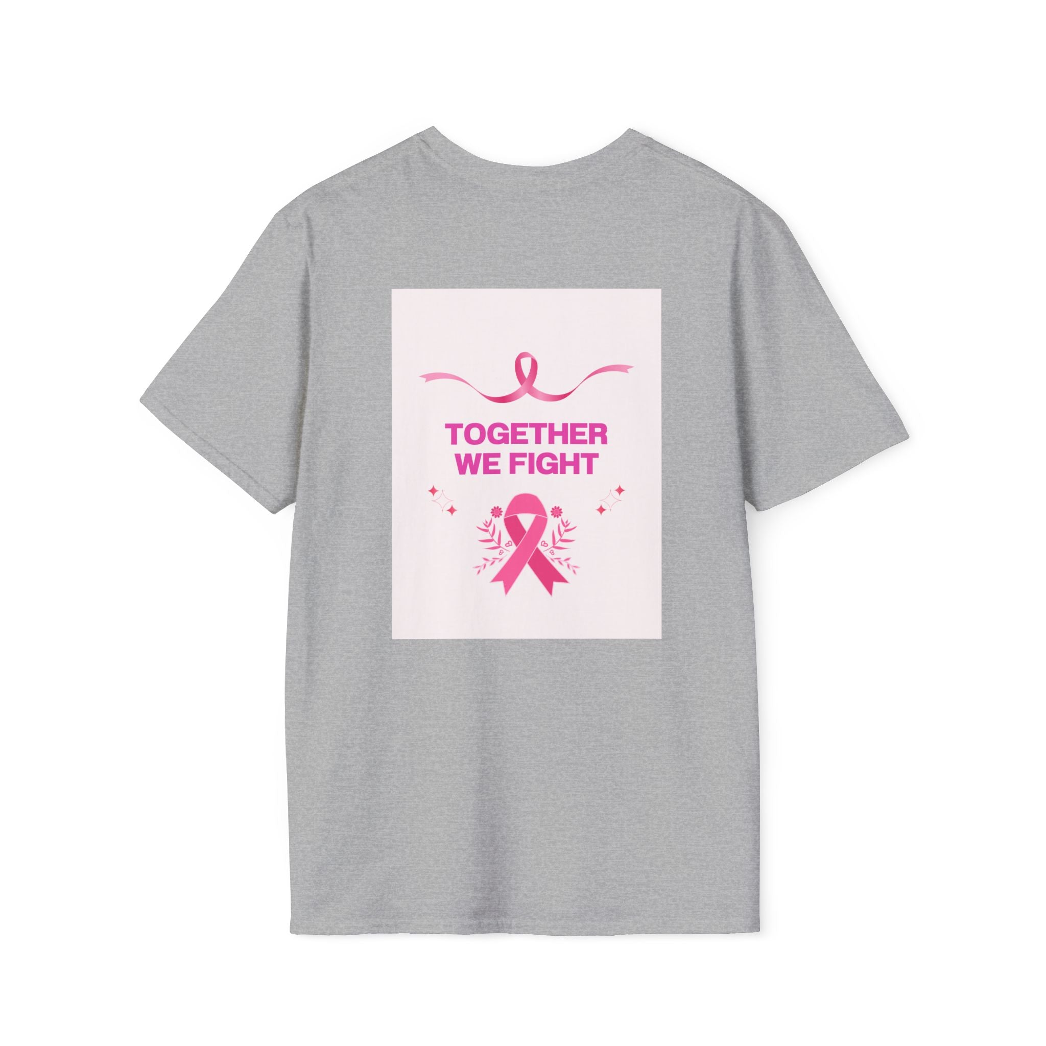 Breast Cancer Warrior T-Shirt — Together We Fight Ribbon Tee