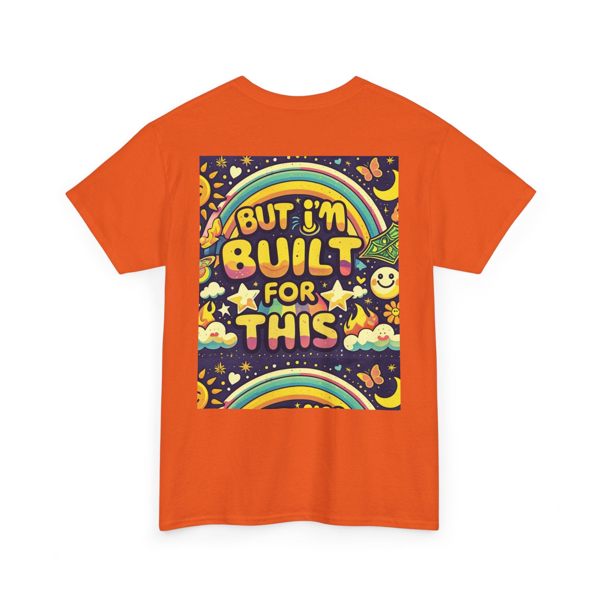 Retro Positive Tee — "Life Be Liking" & "But I'm Built For This" Inspirational Graphic T-Shirt