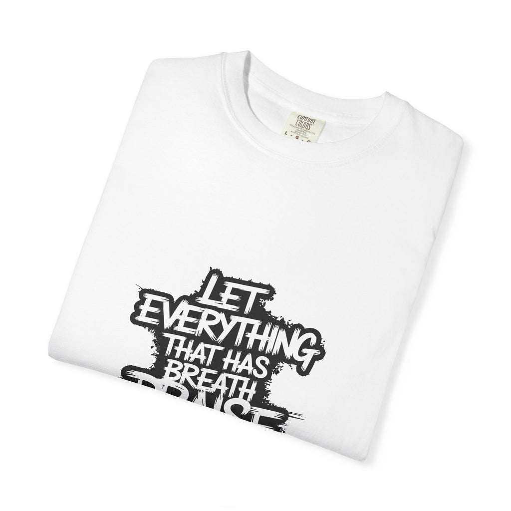 Garment-Dyed Comfort Colors T-Shirt — Care & EU Info Printed