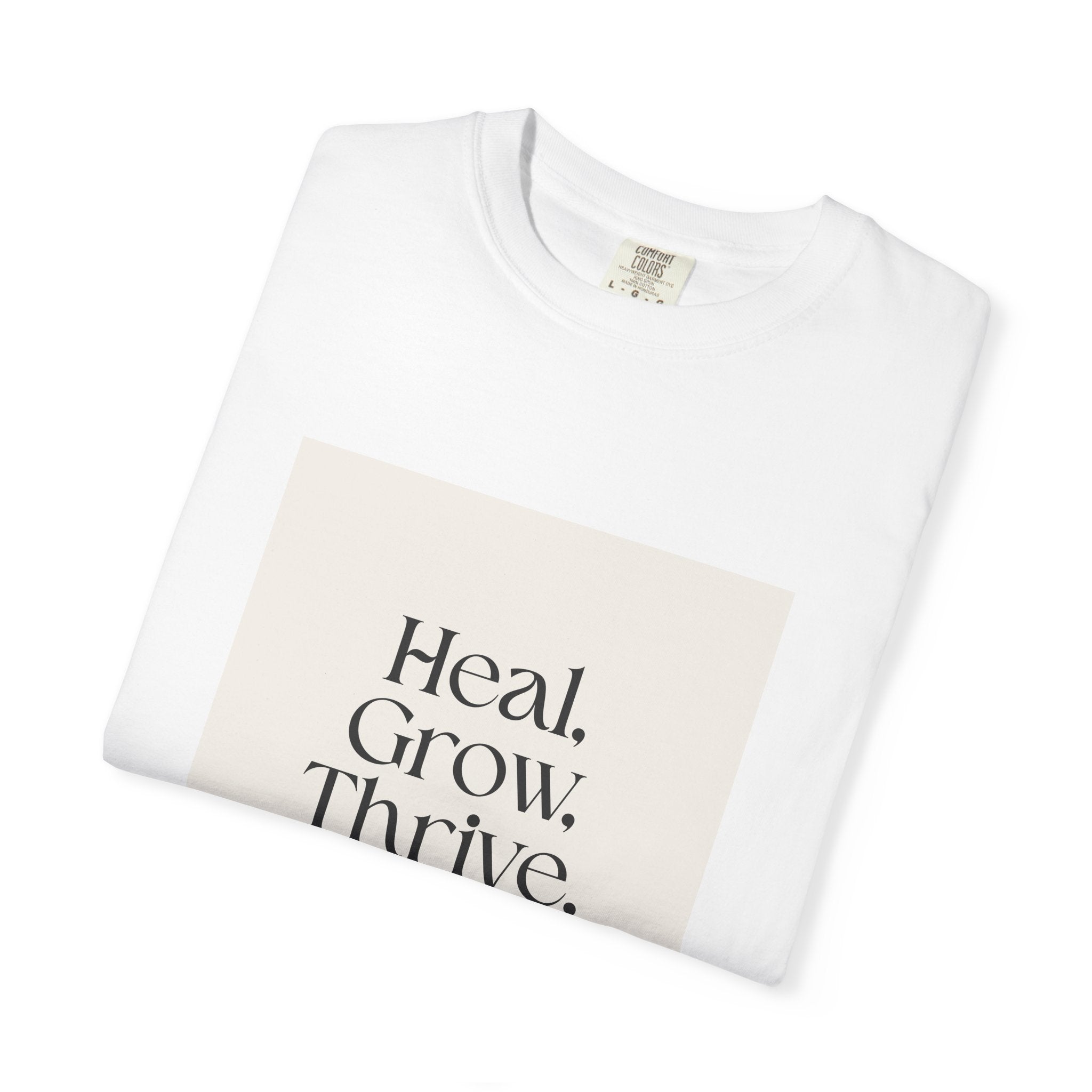 Garment-Dyed T-Shirt — Comfort Colors Care & EU Info Print