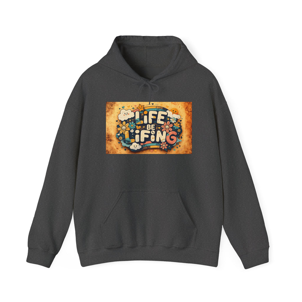 Life Is a Gift Hoodie – Vintage Floral "Life Be Lifting" Inspirational Pullover