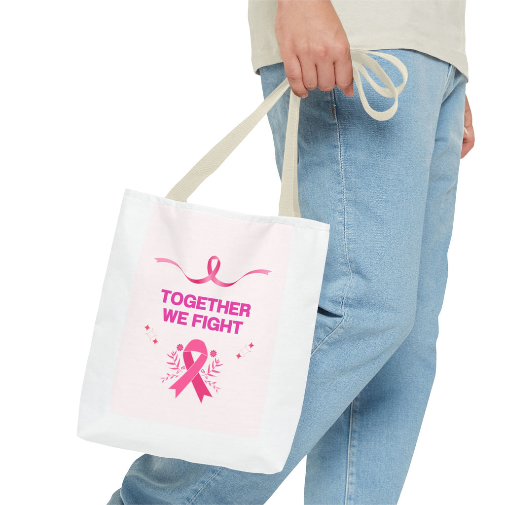 Breast Cancer Awareness-Print Tote Bag — EU Rep & Care Instructions Design