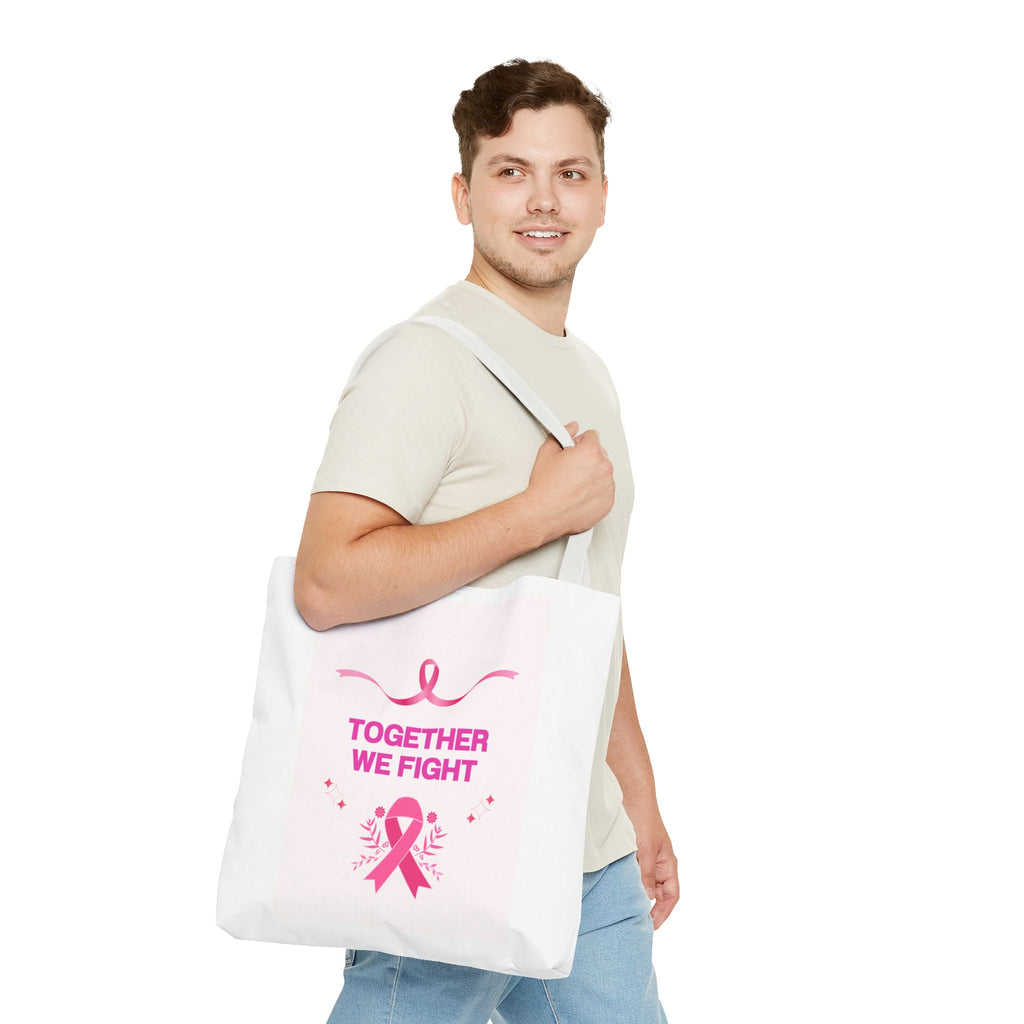 Breast Cancer Awareness-Print Tote Bag — EU Rep & Care Instructions Design