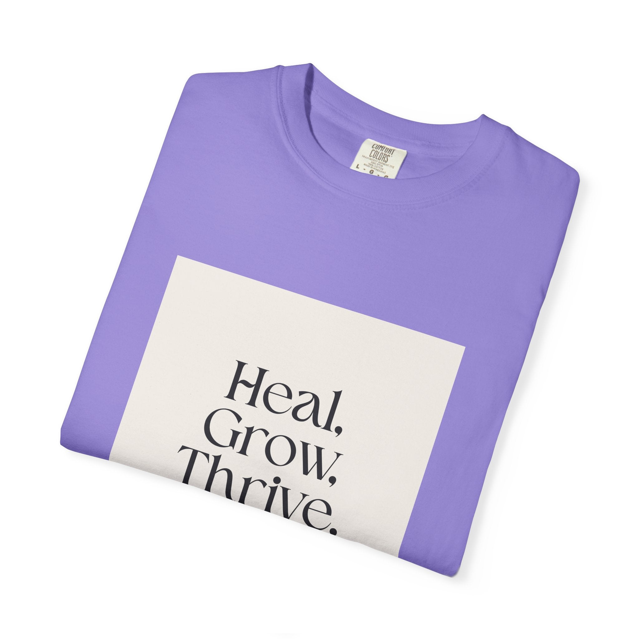 Garment-Dyed T-Shirt — Comfort Colors Care & EU Info Print
