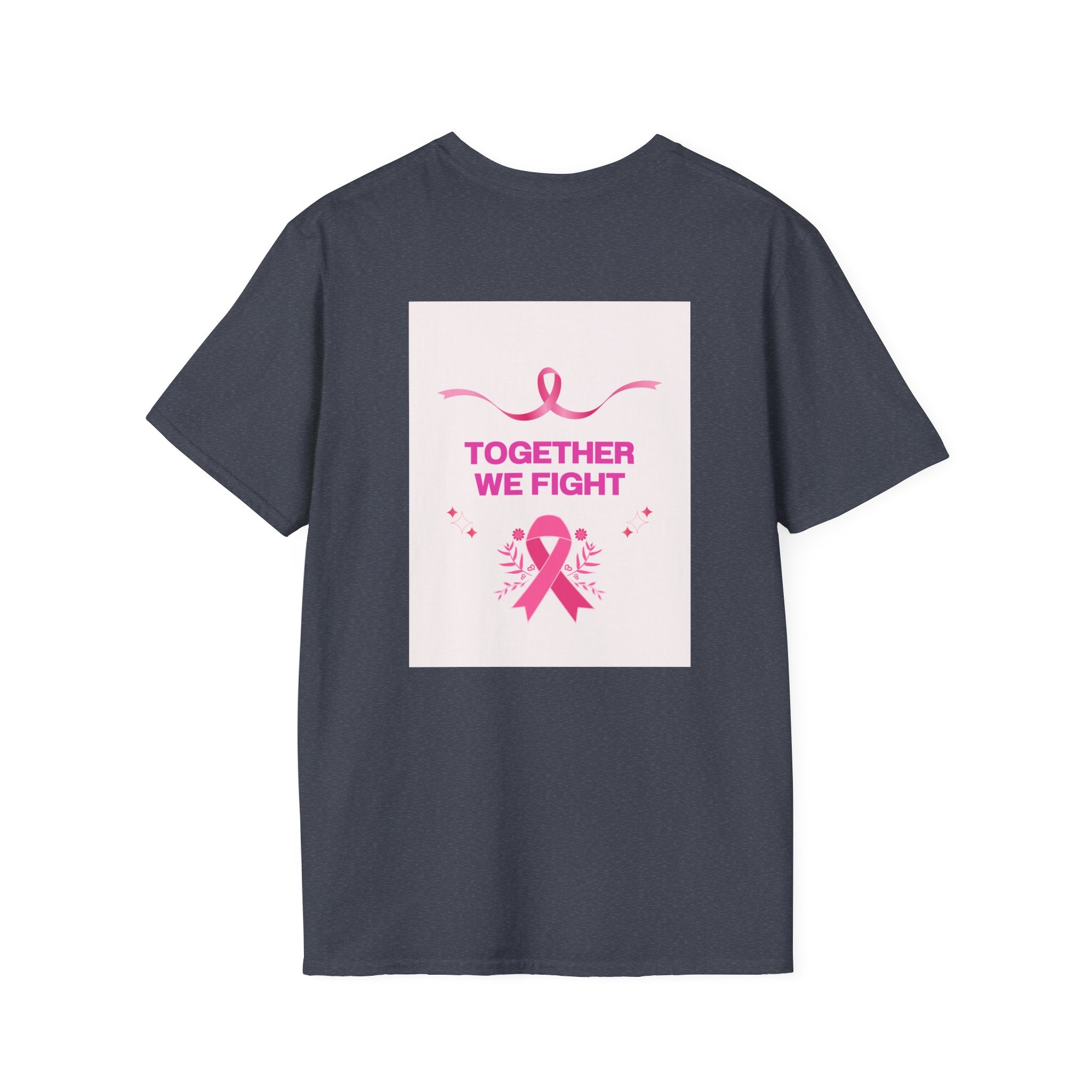 Breast Cancer Warrior T-Shirt — Together We Fight Ribbon Tee