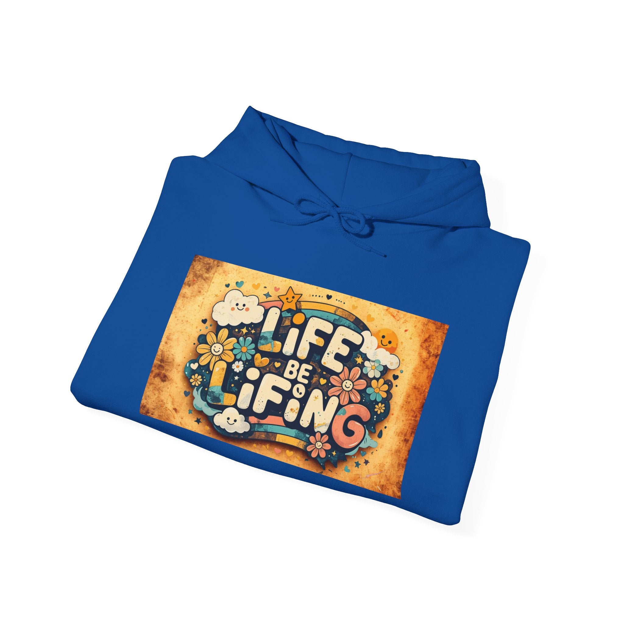 Life Is a Gift Hoodie – Vintage Floral "Life Be Lifting" Inspirational Pullover