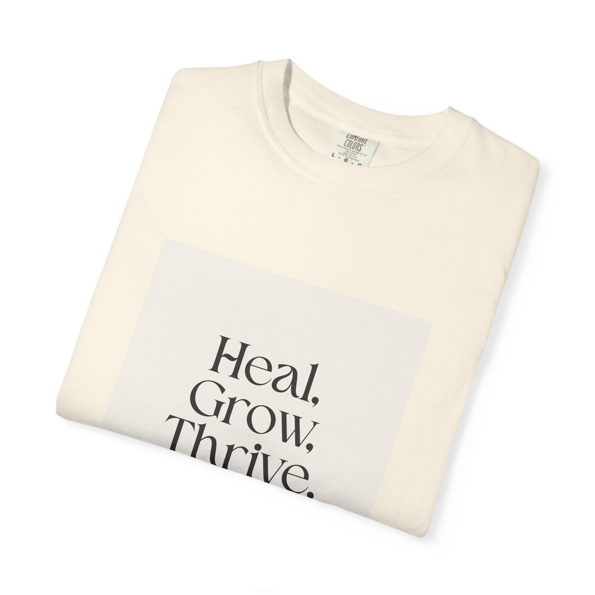 Garment-Dyed T-Shirt — Comfort Colors Care & EU Info Print