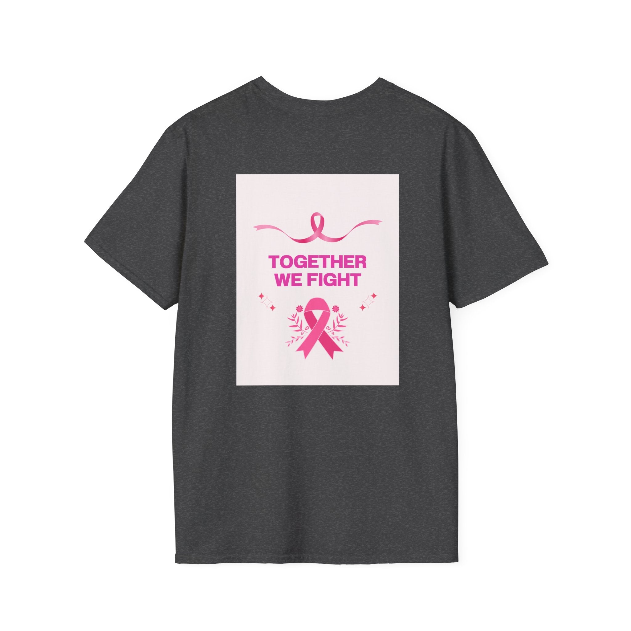 Breast Cancer Warrior T-Shirt — Together We Fight Ribbon Tee