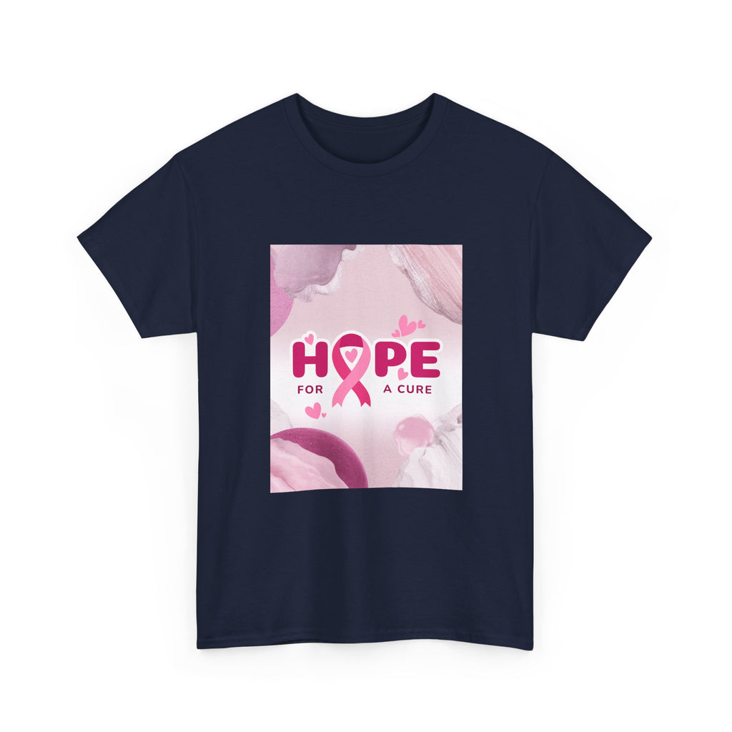 Hope Ribbon Cancer Awareness T-shirt | Pink Ribbon Cancer Support