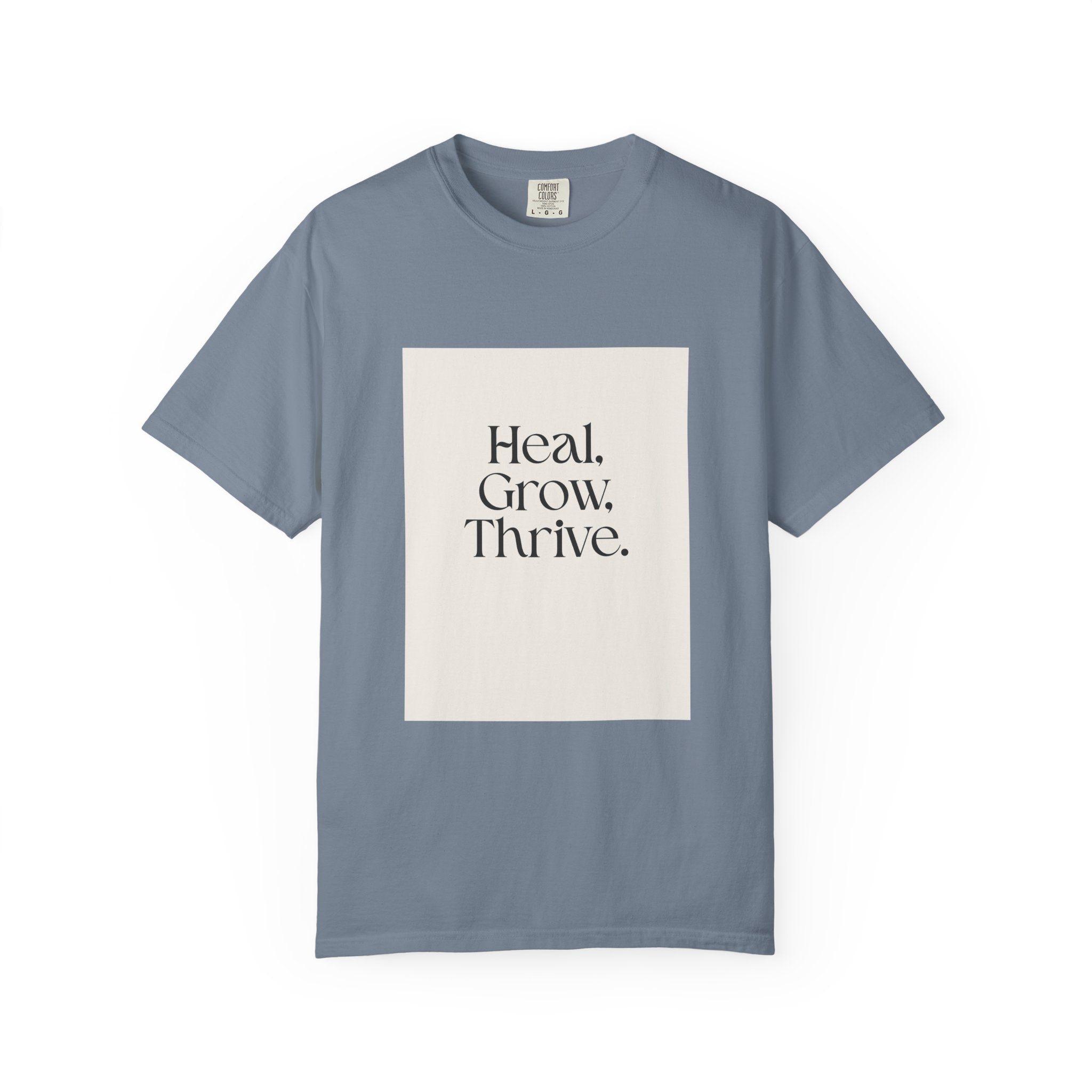 Garment-Dyed T-Shirt — Comfort Colors Care & EU Info Print