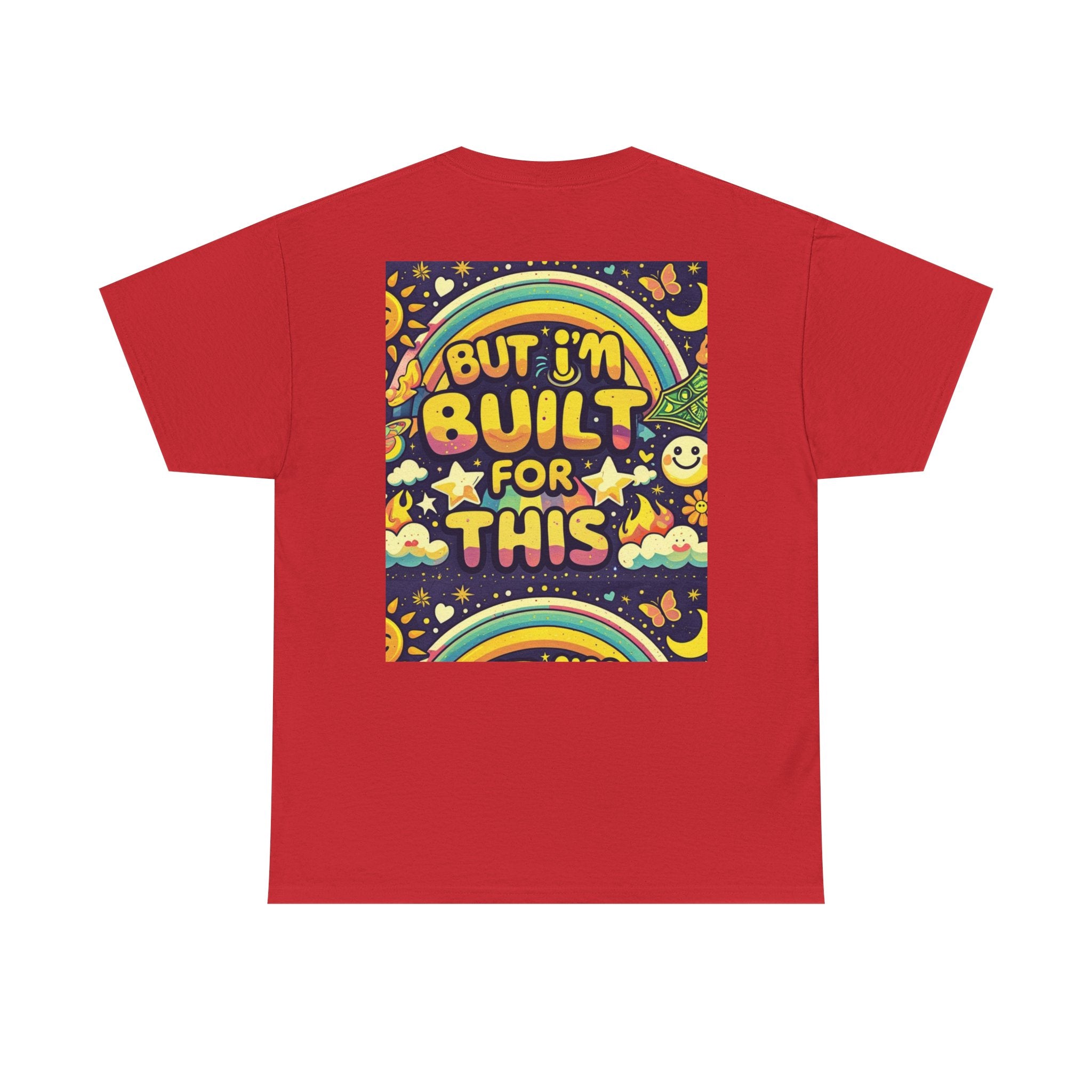 Retro Positive Tee — "Life Be Liking" & "But I'm Built For This" Inspirational Graphic T-Shirt