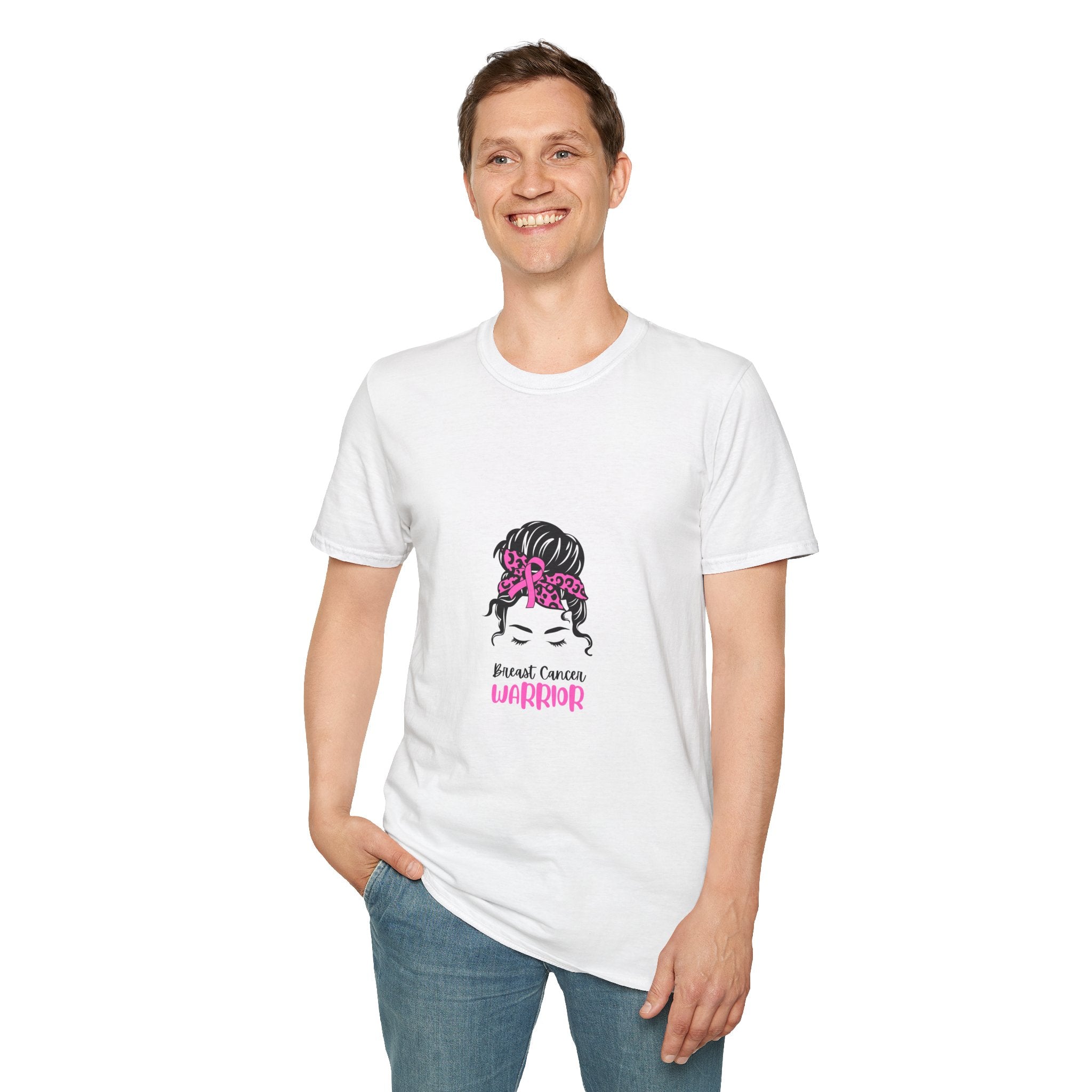 Breast Cancer Warrior T-Shirt — Together We Fight Ribbon Tee