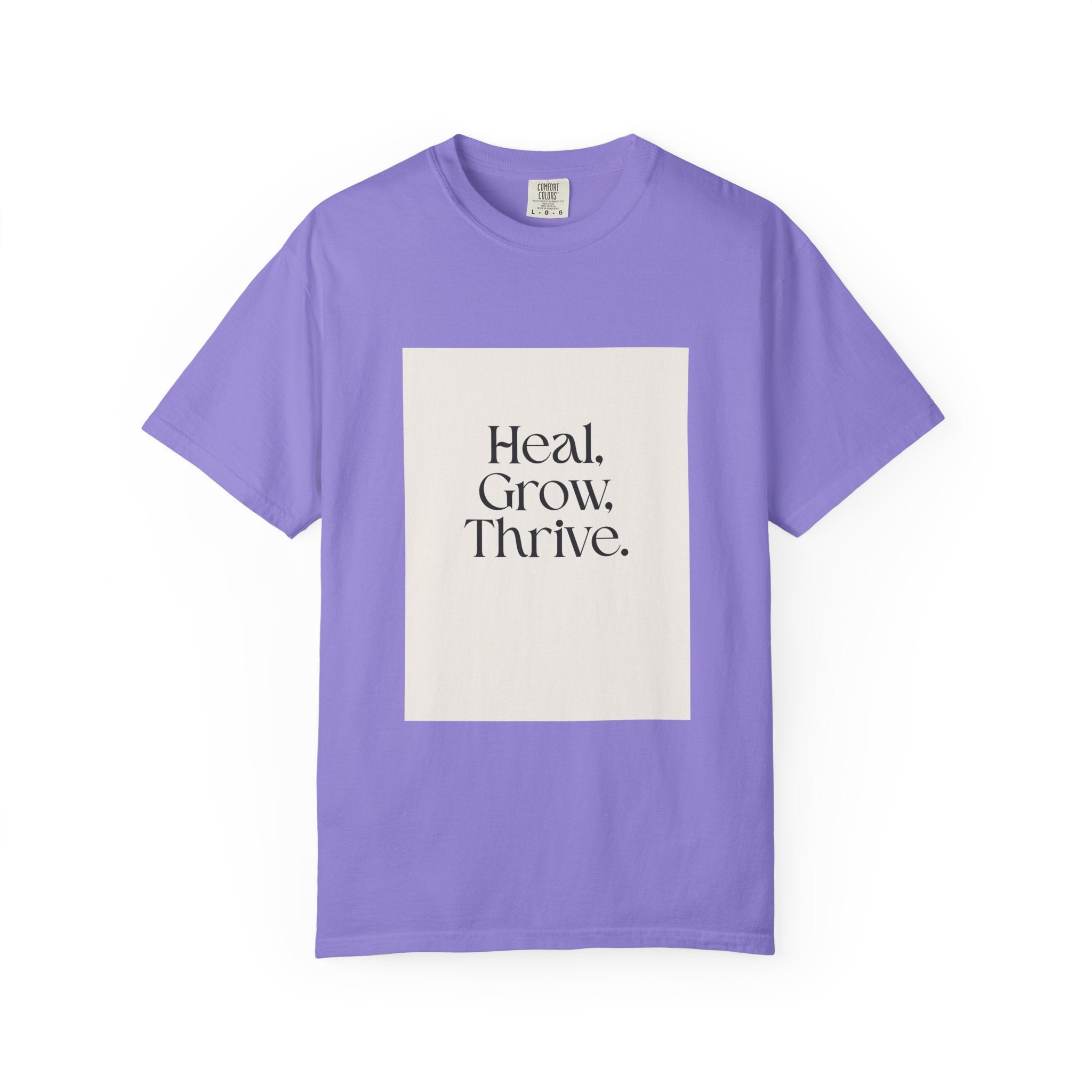 Garment-Dyed T-Shirt — Comfort Colors Care & EU Info Print