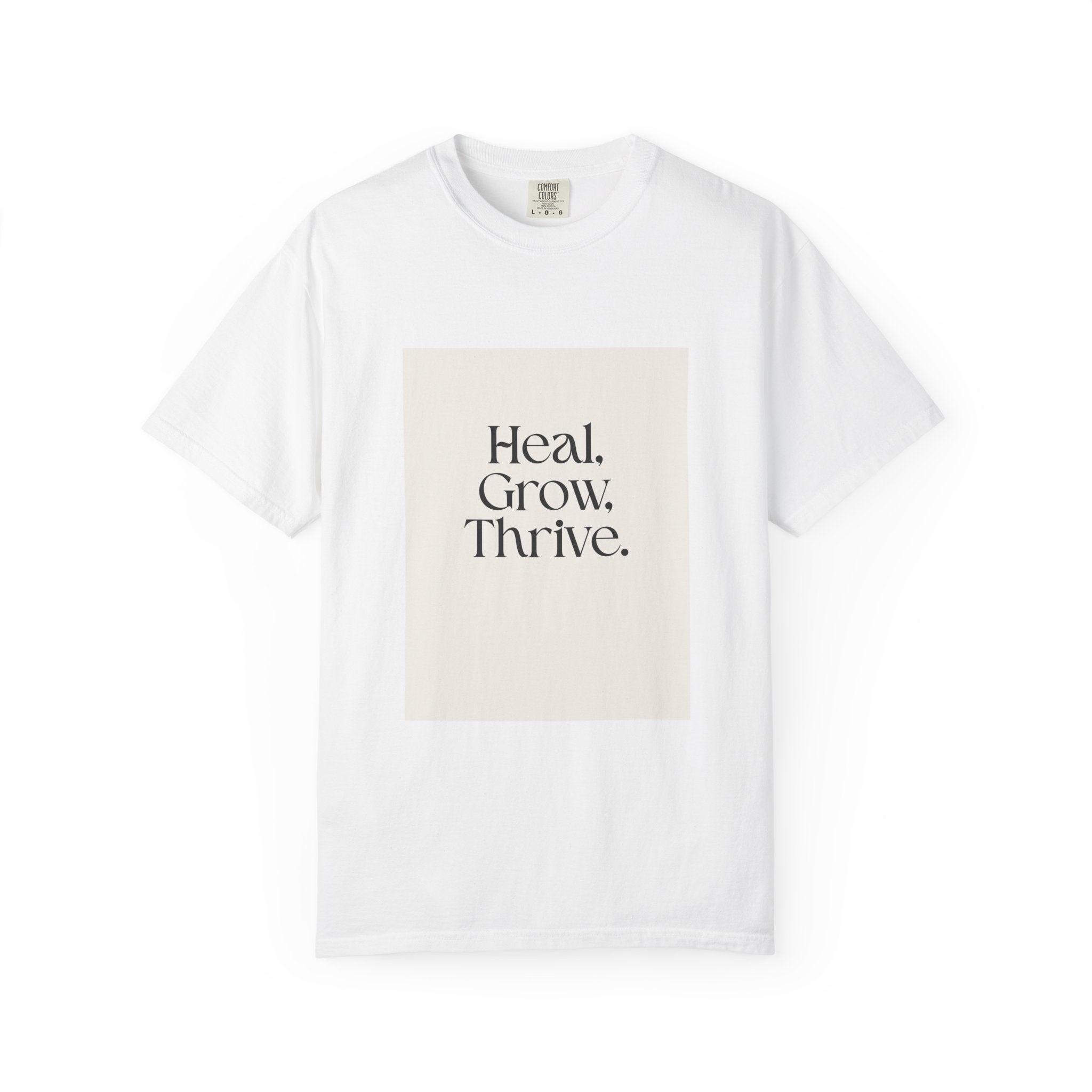 Garment-Dyed T-Shirt — Comfort Colors Care & EU Info Print