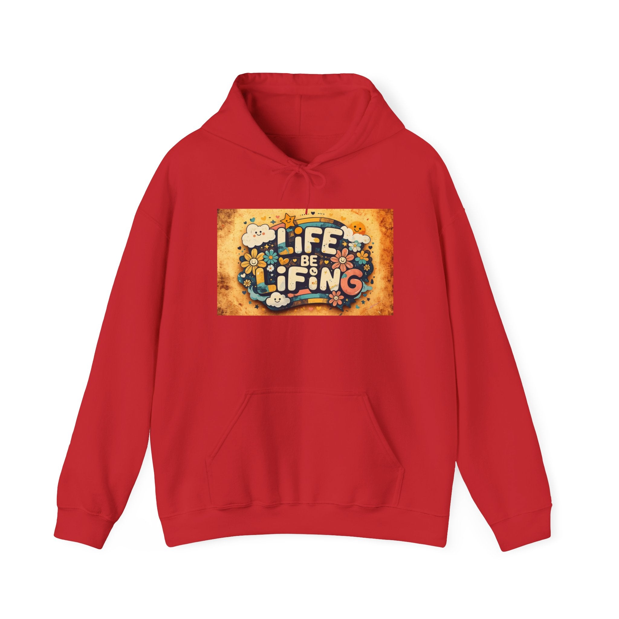 Life Is a Gift Hoodie – Vintage Floral "Life Be Lifting" Inspirational Pullover