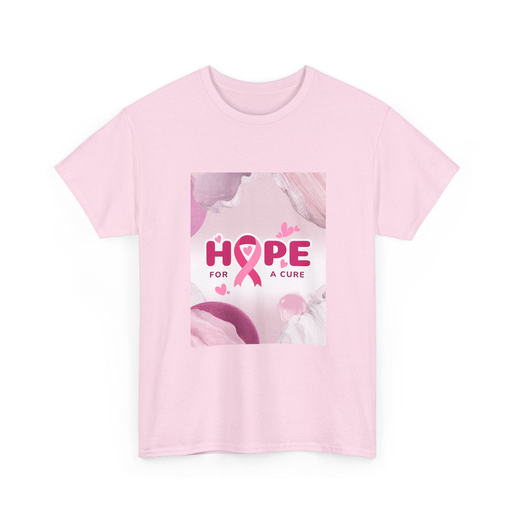 Hope Ribbon Cancer Awareness T-shirt | Pink Ribbon Cancer Support