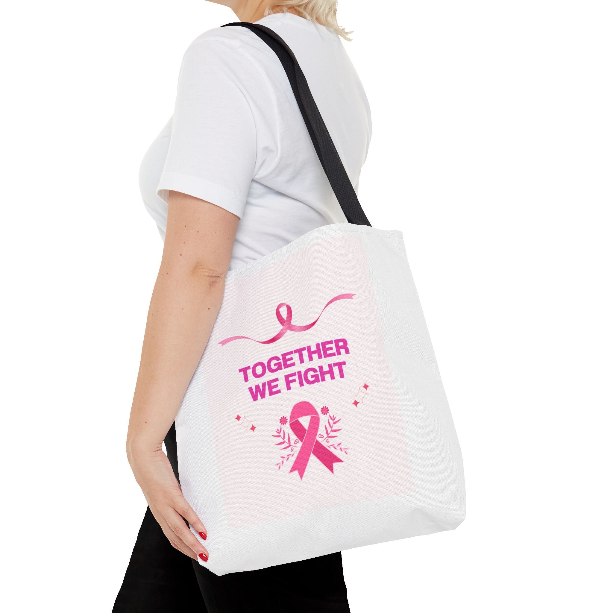 Breast Cancer Awareness-Print Tote Bag — EU Rep & Care Instructions Design