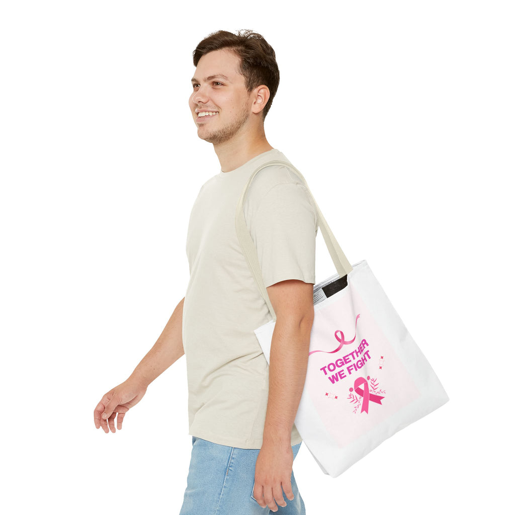 Breast Cancer Awareness-Print Tote Bag — EU Rep & Care Instructions Design