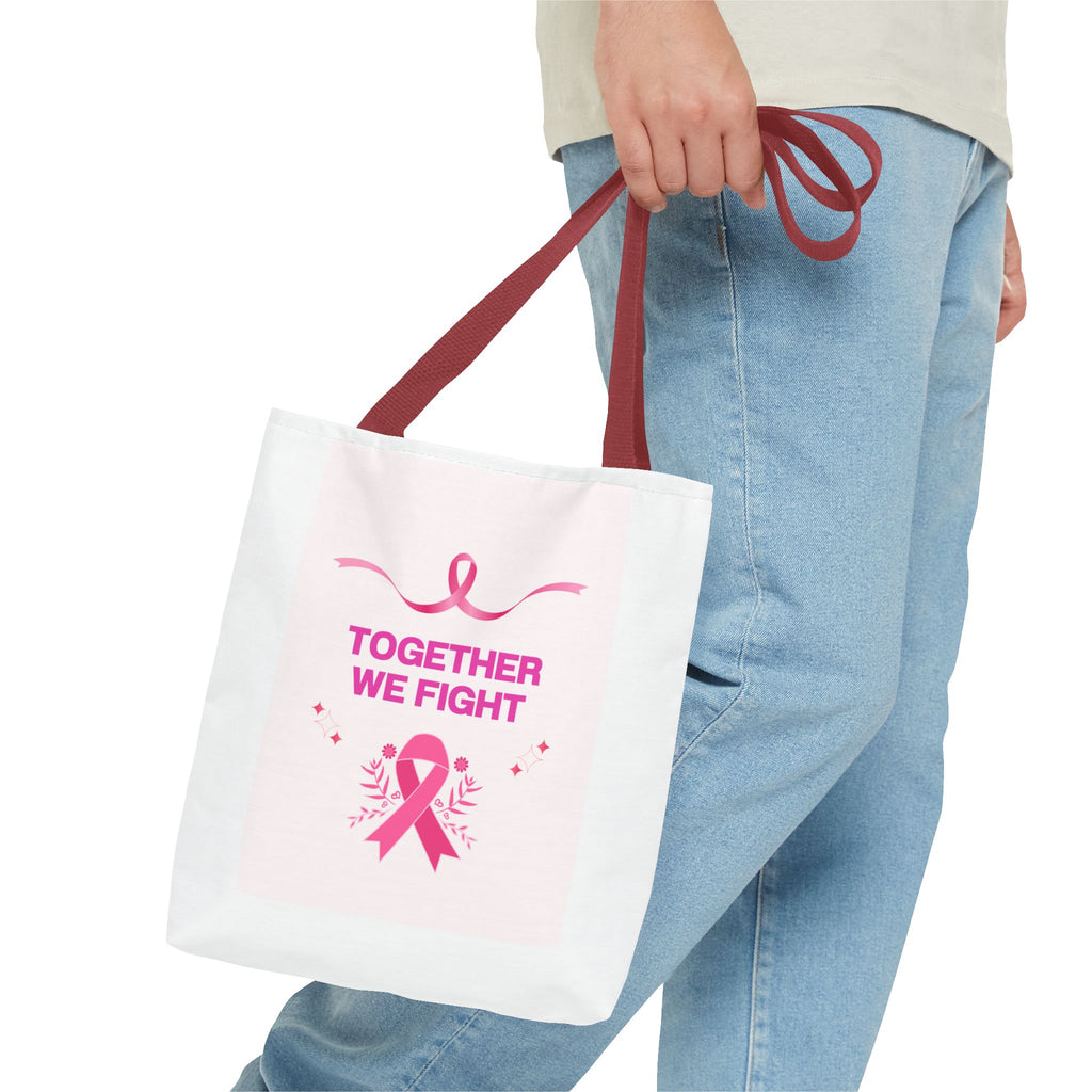 Breast Cancer Awareness-Print Tote Bag — EU Rep & Care Instructions Design