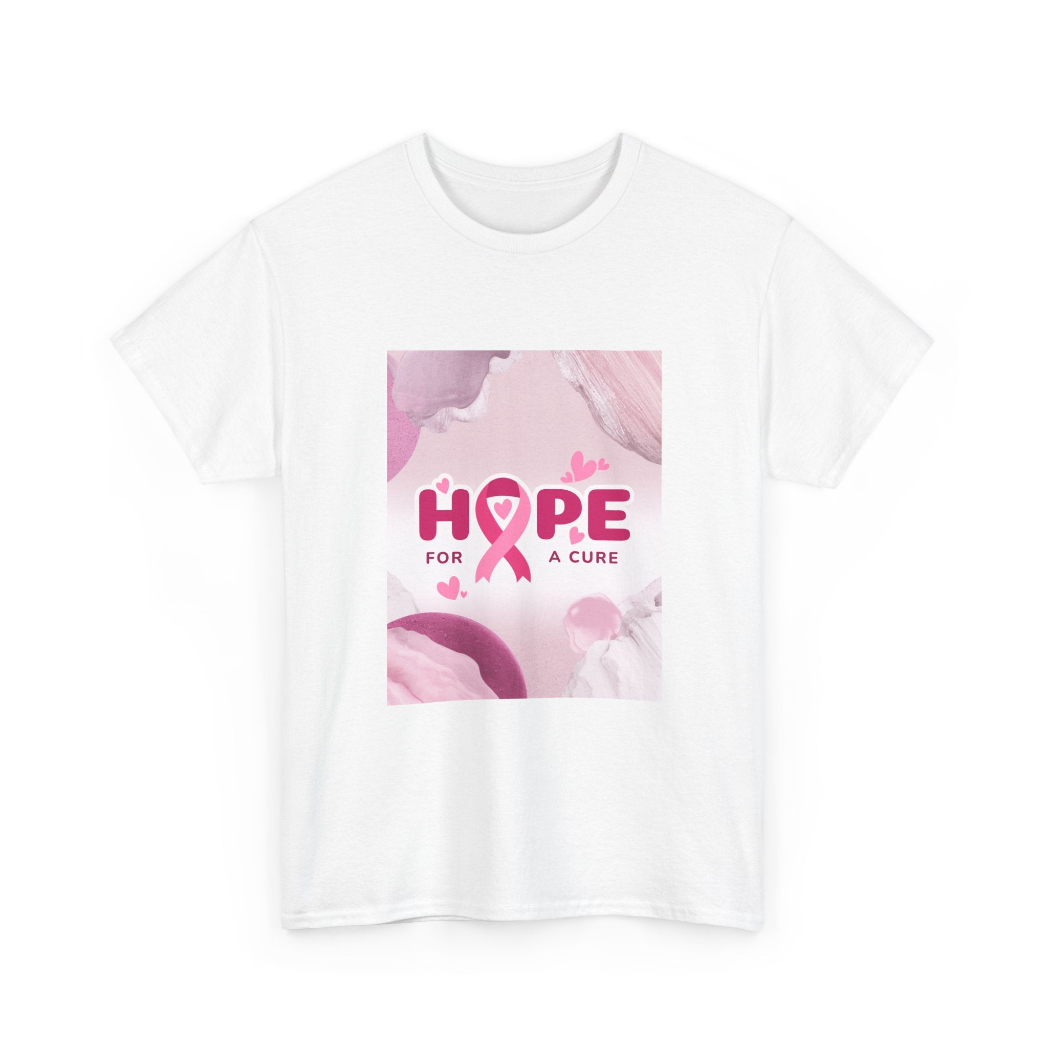 Hope Ribbon Cancer Awareness T-shirt | Pink Ribbon Cancer Support